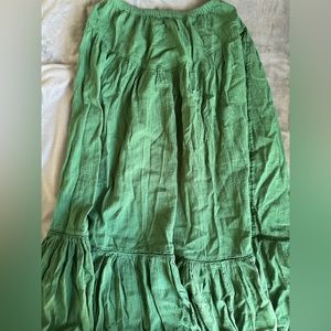 aerie green skirt - good condition - worn once for event